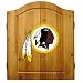 Imperial Washington Redskins Licensed Solid Pine Cabinet and Bristle Dartboard Set
