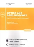 Produkt-Bild: Optics and Spectroscopy [Jahresabo]