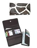 Giraffe Print Credit Card and Checkbook Wallet by Eliebags