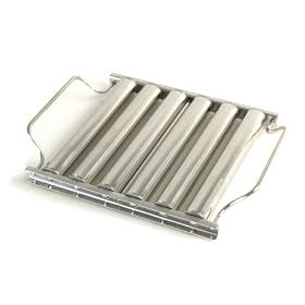 Charcoal Companion CC3039 Stainless Steel Hot Dog of Sausage Roller Rack by 