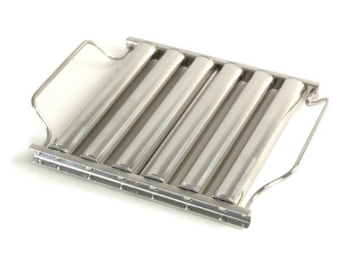 Charcoal Companion CC3039 Stainless Steel Hot Dog of Sausage Roller Rack by Sausage Seasonings