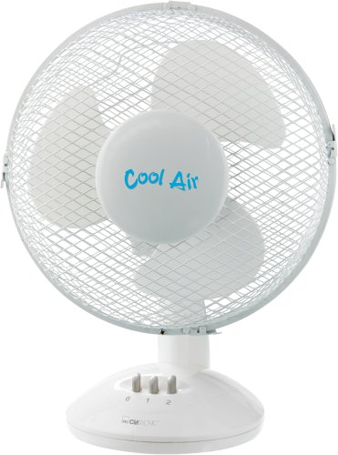 Clatronic VL 2944 Tisch-Ventilator 23 cm weiß