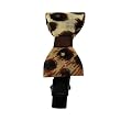 Leopard Print with Sequins Pet Bow - 6 per pack