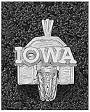 Logo Art Iowa Hawkeyes Sterling Silver Backboard Pendant