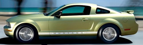 2005 Mustang Rocker Panel Stripe Kit - WHITE