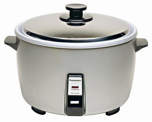 Panasonic SR-42HZP 23-Cup Rice Cooker/Steamer NSF Certified, Silver/Grey