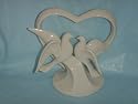 Porcelain Doves Wedding Anniversary Cake Top Decoration