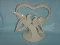 Porcelain Doves Wedding Anniversary Cake Top Decoration