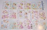 A4 3D step by step Le Suh decoupage sheet - mini projects - baby