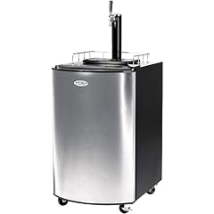Nostalgia Electrics Kegorator Beer Keg Fridge, Stainless.