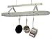 Kitchen & Housewares : Enclume PR16cwg-CH 4-Foot Oval with Grid Premier Ceiling Rack, Chrome