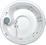 AquaTerra Spas Harmony LX Ozone Spa with 17 SS Jets, Arctic Shell/Grey Skirt