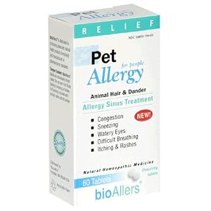 Pet Allergy Treatment 60 Tablets by Natra-Bio