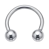 316L Surgical Steel Circular Barbells - 14 GA - 7/16