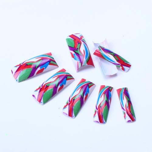 2014 New Fashion mix colors Artistic Design False French Nail Art Tips 70pcs