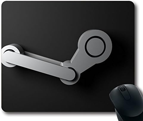 Custom Attractive Mouse Pad with Steam The Digital Distribution Valve Service Digital Distribution Of Computer Games Non-Slip Neoprene Rubber Standard Size 9 Inch(220mm) X 7 Inch(180mm) X 1/8 Inch(3mm) Desktop Mousepad Laptop Mousepads Comfortable Computer Mouse Mat