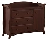 Stork Craft Aspen Combo Dresser Chest, Cherry