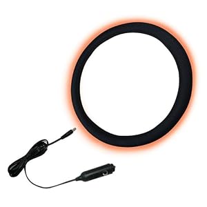 Type S SW12750-6 Black Heated Steering Wheel Cover