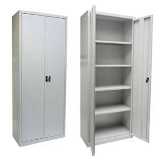 Hergestellt für DEMA Büroschrank 78x38x192 grau