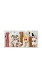 Especial Deco Vertical Reloj De Pared "Love"
