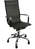 High Back Chrome Office Chair High Back