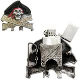 Mens Dead Men Tell No Lies Pirate Lighter Metal Belt Buckle