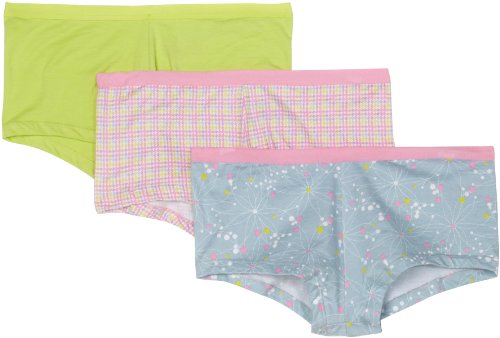 Fruit of the Loom Women's Cotton Stretch 3 Pack Boyshorts