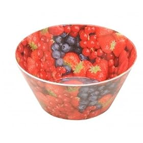 Summer Fruits Photo Print Melamine Bowl -Medium 6ins