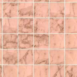 Pink Marble Tile Flooring Dollhouse Miniature