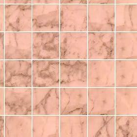 Pink Marble Tile Flooring Dollhouse Miniature