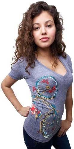 Clockwork Gears Women's Tree Cycle Cycling T-Shirt, Kelly Green, Small