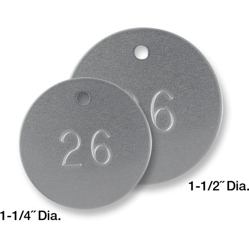 ''Round Numbered Aluminum Tags (Numbered 11000)'' !! HayesLEvaneog