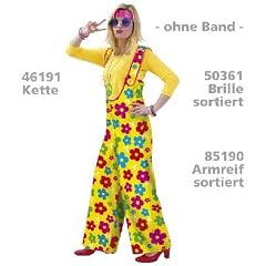 Flower Power Hose 1 tlg. Damen Fasching Kost�m Gr. M - XXL