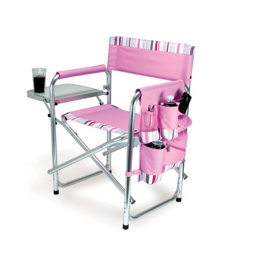 Picnic Time Portable Folding Sports Chair, Pink On Sale