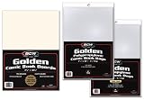 Golden Age Comic Book Backer Boards and Bags 100 Count