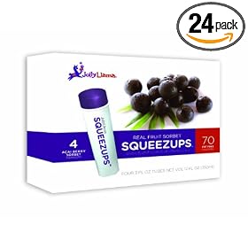 Acai sorbet - 6 Packs of 4 Squeezeups