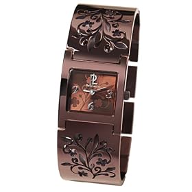 Montre Femme "Pierre Lannier" acier marron �tanche