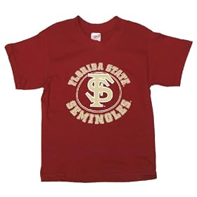 Florida State Team Color Youth T-Shirt, Screened (Cardinal)