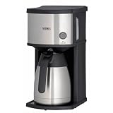 THERMOS 真空断熱ポット コーヒーメーカー 1L クリアステンレス ECE-1001 CS