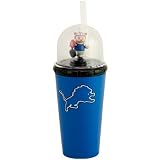 Detroit Lions Light Blue Windup Mascot Cup