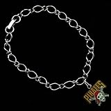 MLB Pittsburgh Pirates Ladies Silver-Tone Charm Bracelet
