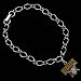 Pittsburgh Pirates Ladies Silver-Tone Charm Bracelet