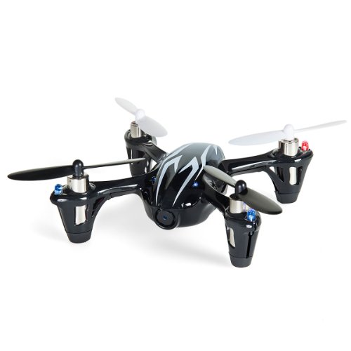 Hubsan 2.4 GHz X4 H107C-HD Quadcopter with 2MP Video Camera, 4 Channels, Black/White