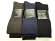 Men's Rayon from Bamboo Ribbed Crew 3 PK Dress Socks (8-12 Shoe)