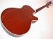 Left Hand Oscar Schmidt Acoustic Electric Bass Guitar, Lefty, Venetian Cutaway, Gig Bag image 5
