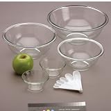 Kitchen & Housewares : Pyrex Prepware 6-piece Prepware Set, includes1-each 1quart bowl, 1 1/2 quart bowl, 2 1/2 quart bowl, 2-each 6 ounce custard cups, 6pc measuring spoon set