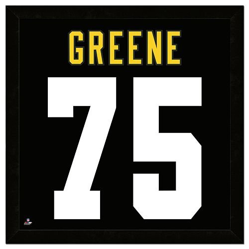Joe Greene Framed Jersey Photo Wall Art