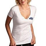 NBA Antigua Orlando Magic Womens Spry Slub Premium T-Shirt - White (Small)