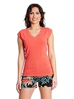 Lavand Camiseta Manga Corta (Coral)