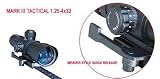 NcStar 1.25-4X32 Compact-Red and Green Illuminated Rangefinder/Green Lens/Quick Release (STR125432G)